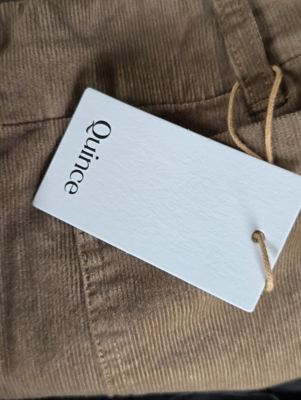 Quince Brown Corduroy Straight-Leg Pants - Picture 5 of 5